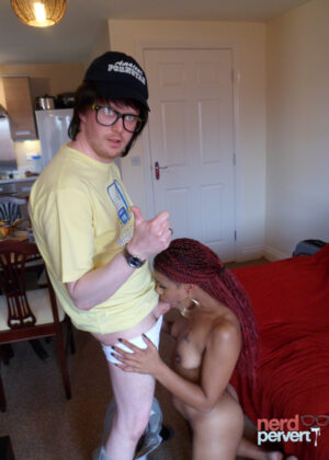 NP-ebony hottie warm dick sucker
